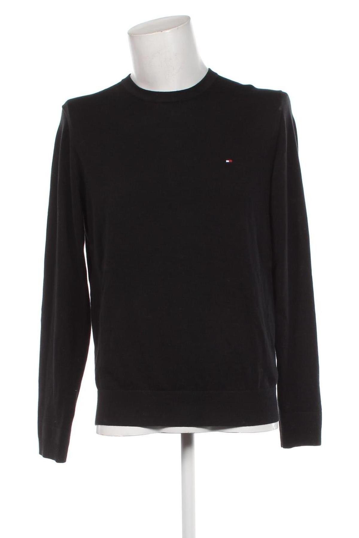 Pulover de bărbați Tommy Hilfiger, Mărime L, Culoare Negru, Preț 380,99 Lei