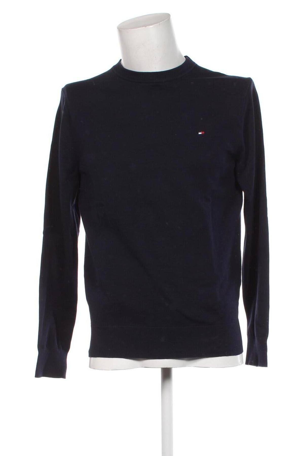 Herrenpullover Tommy Hilfiger, Größe M, Farbe Blau, Preis 80,99 €