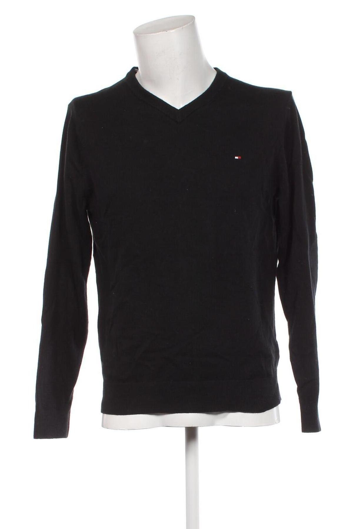 Herrenpullover Tommy Hilfiger, Größe L, Farbe Schwarz, Preis 63,99 €