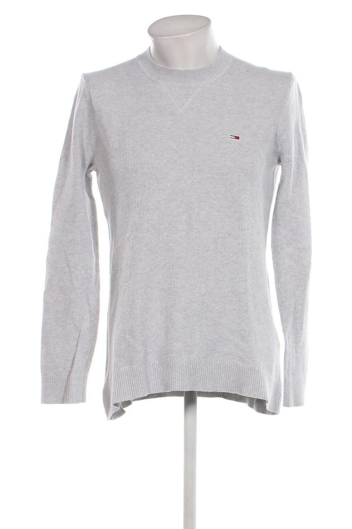 Herrenpullover Tommy Jeans, Größe L, Farbe Grau, Preis 68,49 €