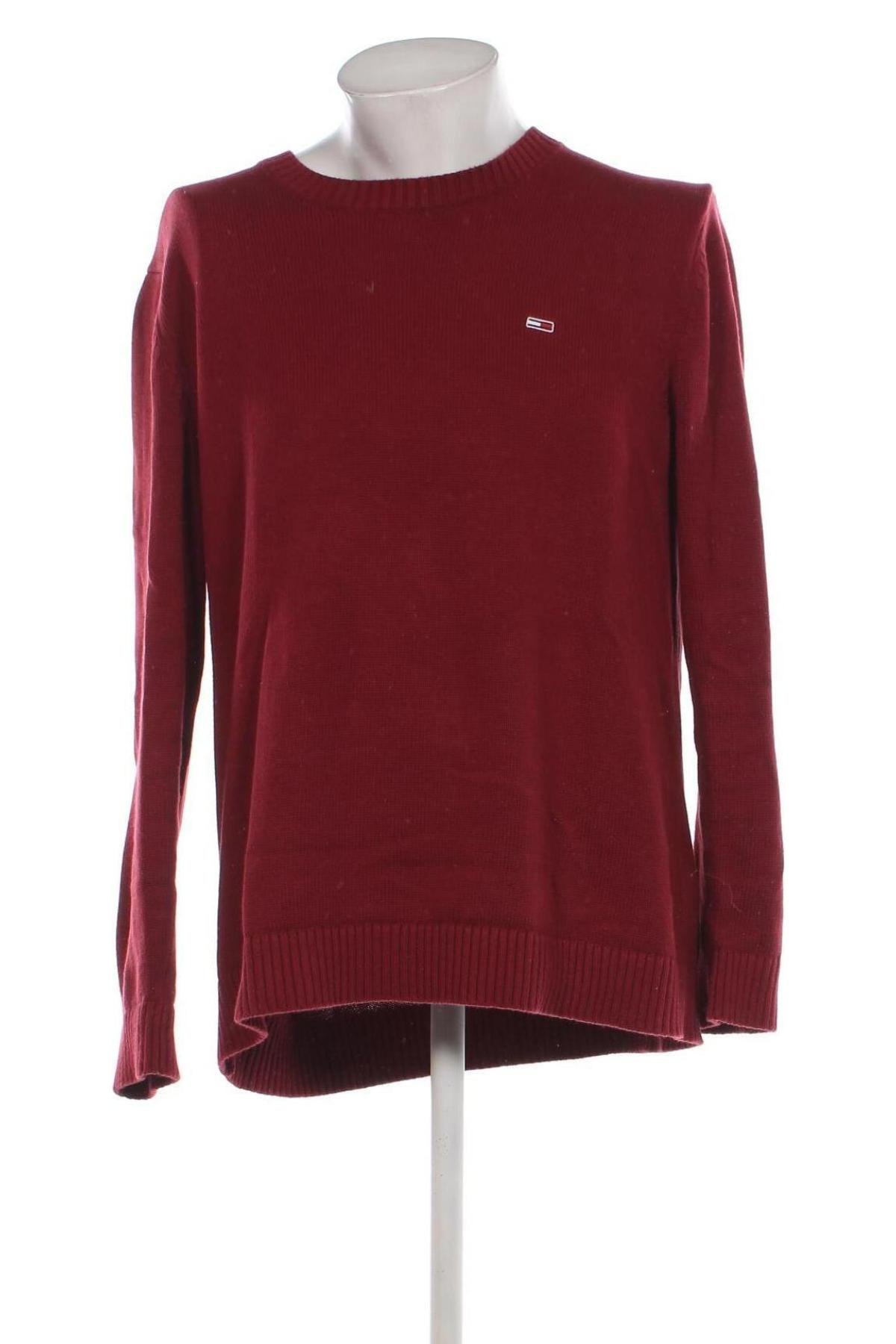 Herrenpullover Tommy Jeans, Größe XXL, Farbe Rot, Preis € 57,99