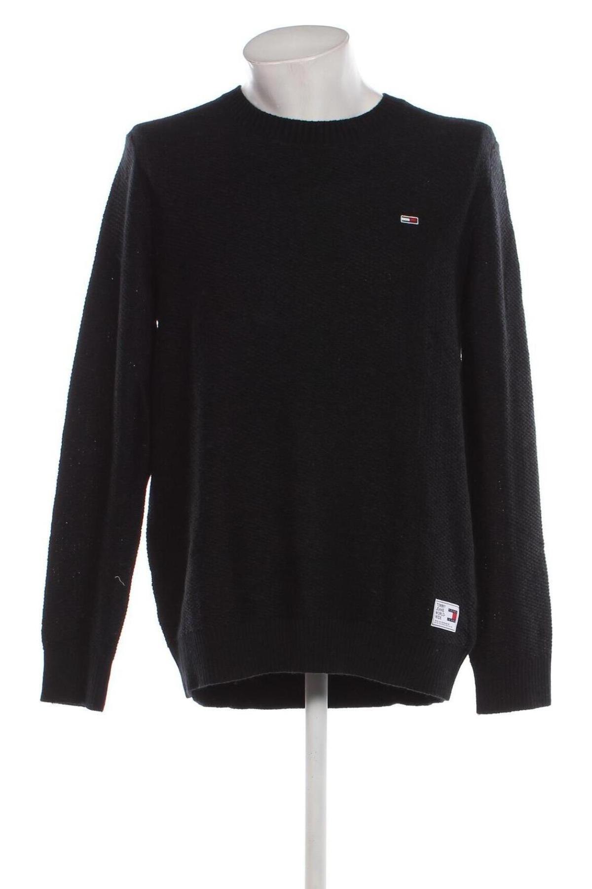 Herrenpullover Tommy Jeans, Größe XL, Farbe Schwarz, Preis 82,99 €