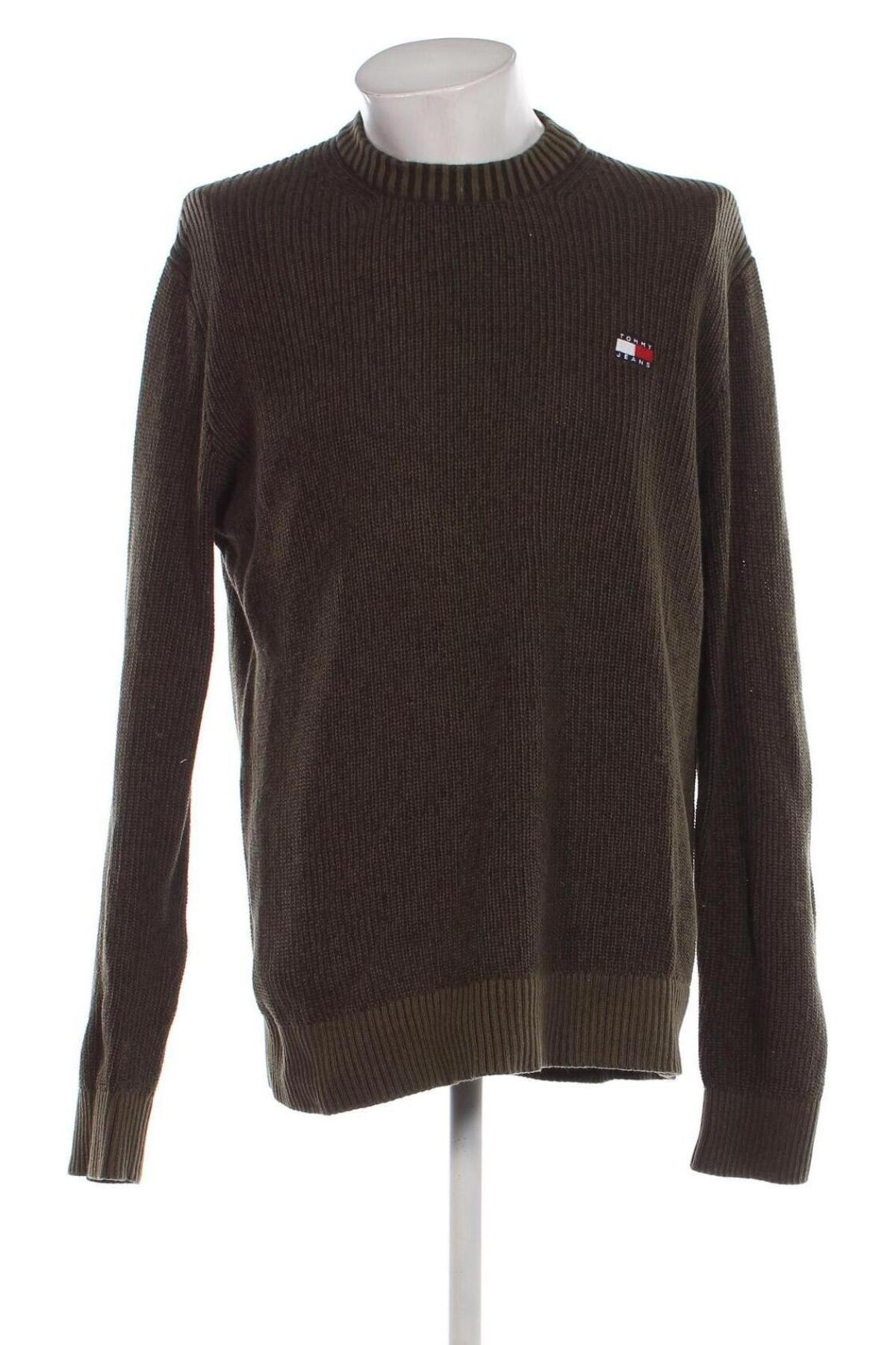 Herrenpullover Tommy Jeans, Größe XL, Farbe Grün, Preis € 126,99