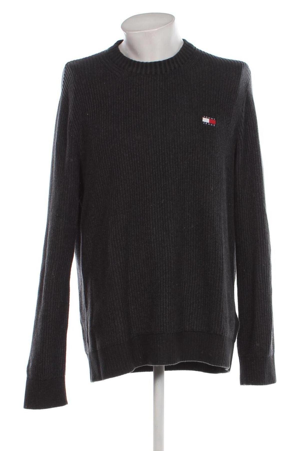 Herrenpullover Tommy Jeans, Größe L, Farbe Grau, Preis € 57,99