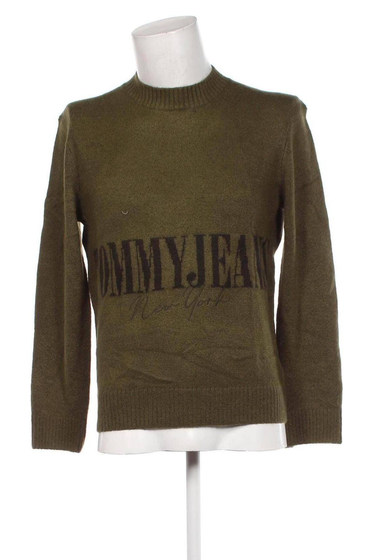 Herrenpullover Tommy Jeans, Größe XS, Farbe Grün, Preis € 76,49