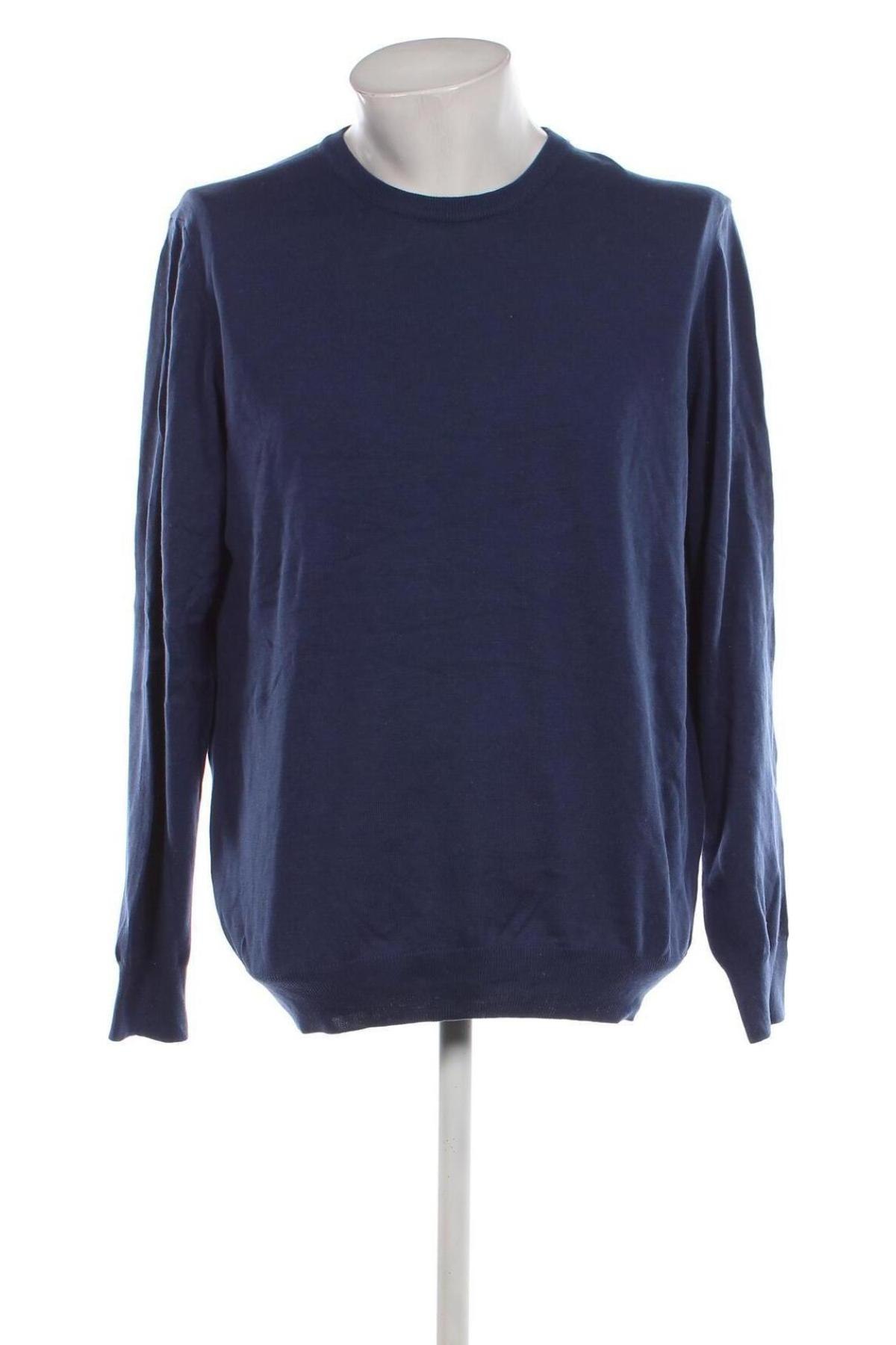 Мъжки пуловер Walbusch, Размер XL, Цвят Син, Цена 62,00 лв.