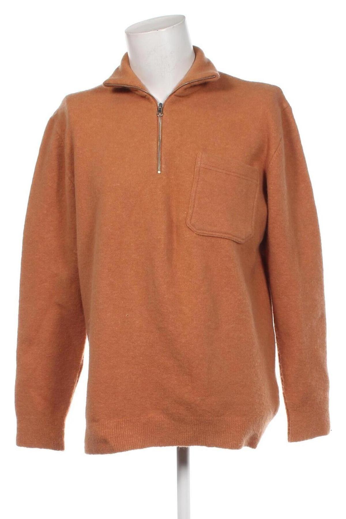 Herrenpullover Zara, Größe L, Farbe Beige, Preis 9,99 €