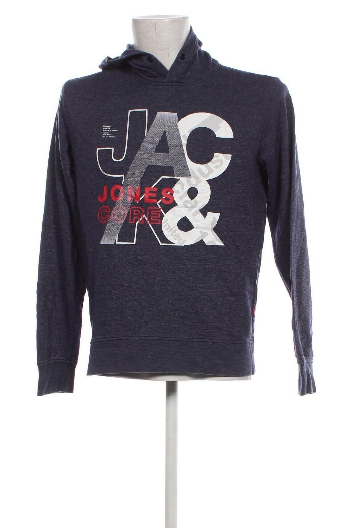 Hanorac de bărbați Core By Jack & Jones, Mărime M, Culoare Albastru, Preț 88,82 Lei