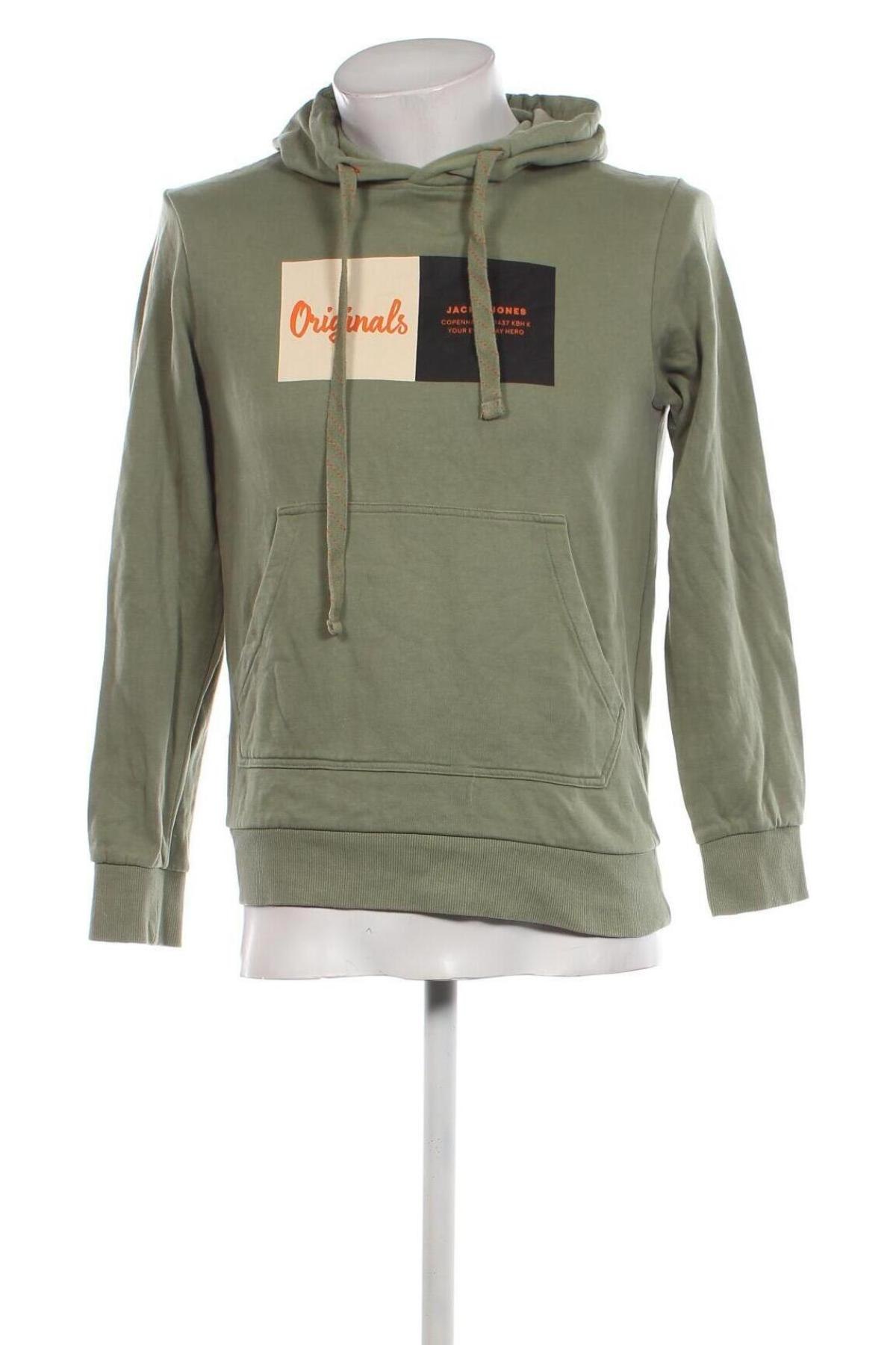 Herren Sweatshirt Originals By Jack & Jones, Größe S, Farbe Grün, Preis 9,40 €