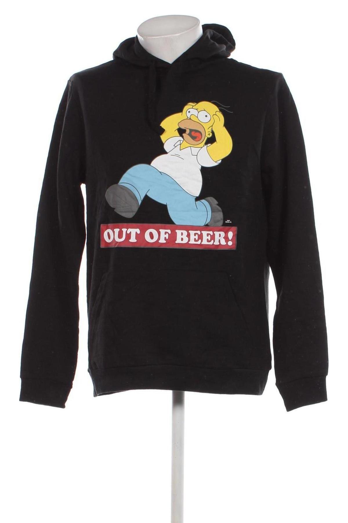 Férfi sweatshirt The Simpsons, Méret L, Szín Fekete, Ár 7 357 Ft