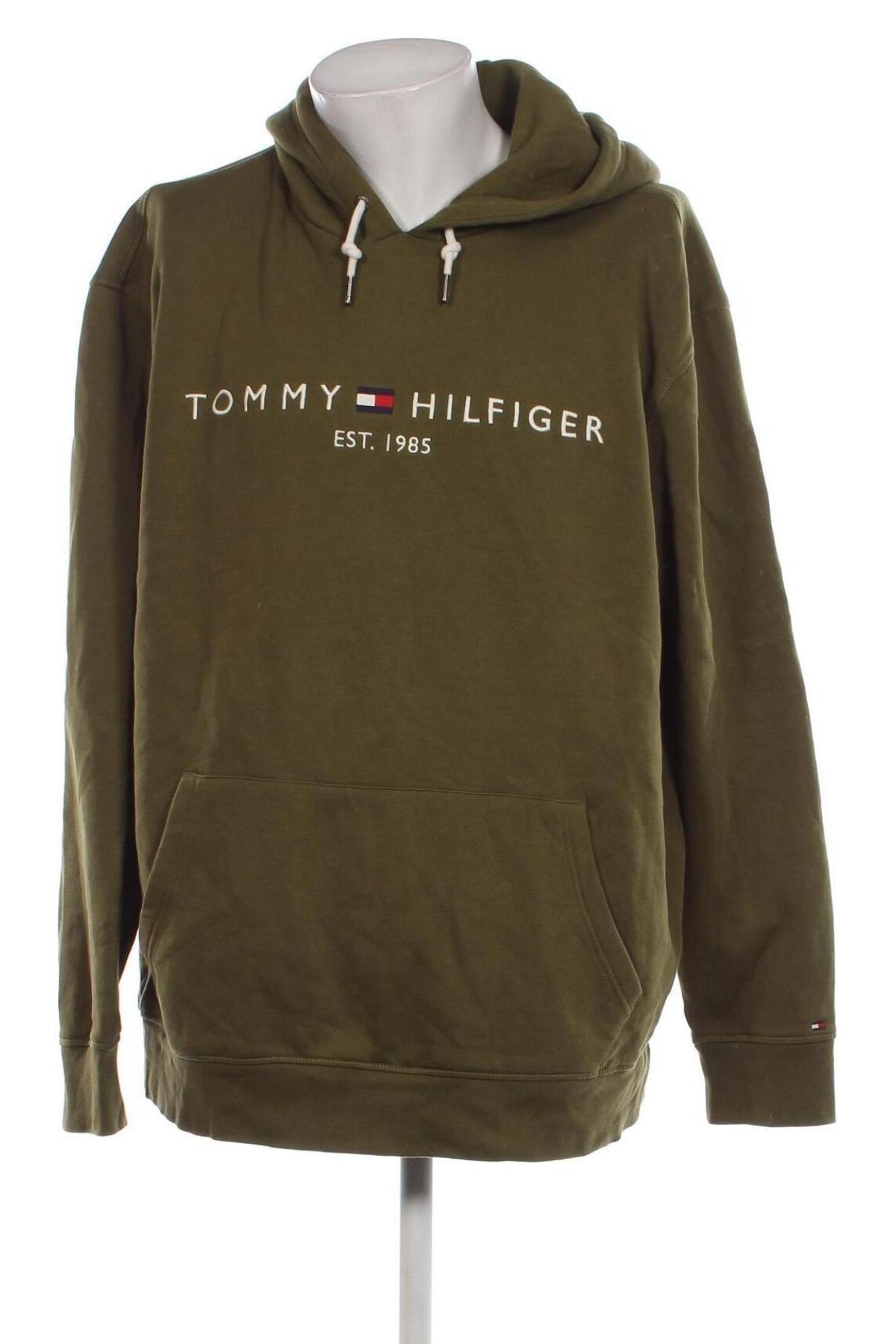 Ανδρικό φούτερ Tommy Hilfiger, Μέγεθος 4XL, Χρώμα Πράσινο, Τιμή 48,18 €
