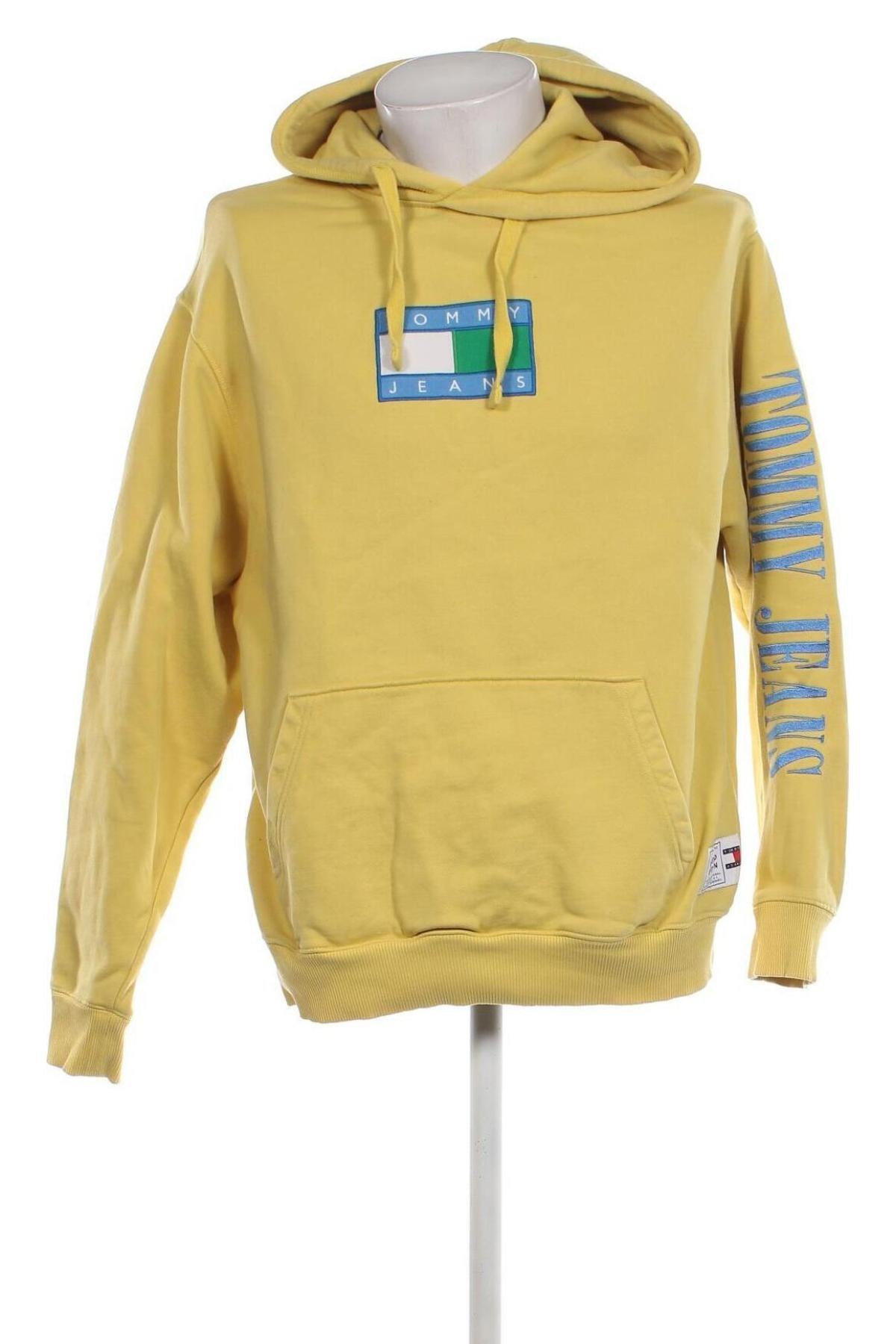 Férfi sweatshirt Tommy Jeans, Méret S, Szín Sárga, Ár 13 399 Ft