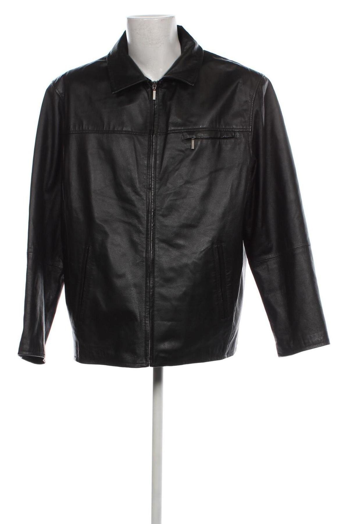 Pánska kožená bunda  Mangoon, Veľkosť XL, Farba Čierna, Cena  60,67 €