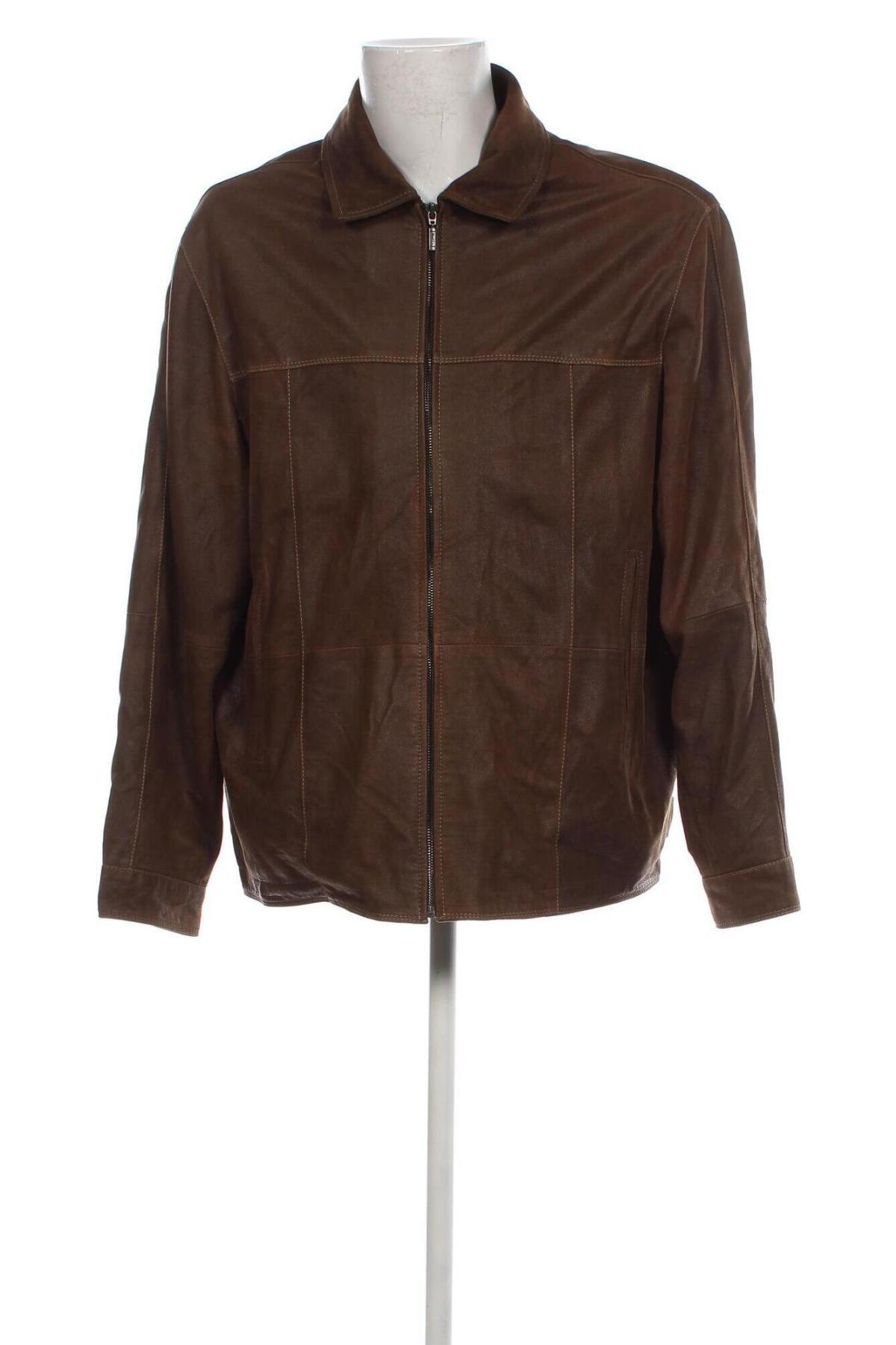 Pánska kožená bunda  Milestone, Veľkosť XL, Farba Hnedá, Cena  76,88 €