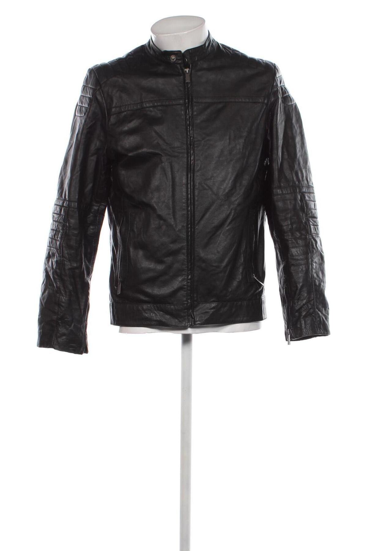 Pánska kožená bunda  Superior, Veľkosť L, Farba Čierna, Cena  60,67 €