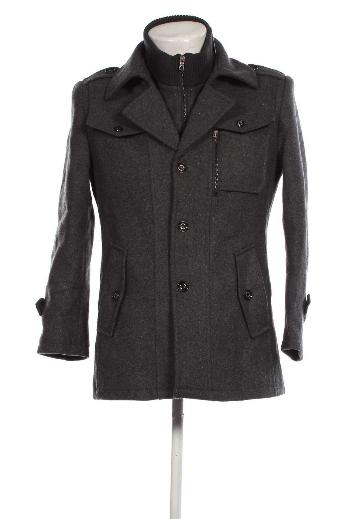 Pánsky kabát , Veľkosť M, Farba Sivá, Cena  37,62 €