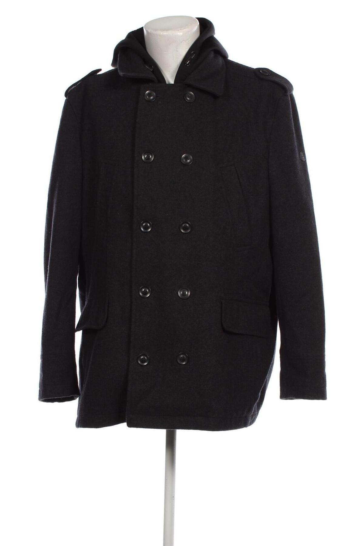 Мъжко палто Angelo Litrico, Размер XXL, Цвят Черен, Цена 69,55 лв.