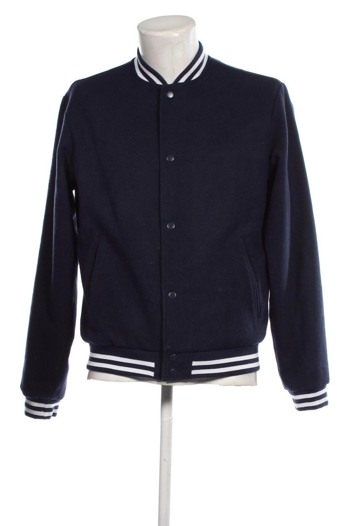 Ανδρικά παλτό Jack & Jones, Μέγεθος L, Χρώμα Μπλέ, Τιμή 25,39 €