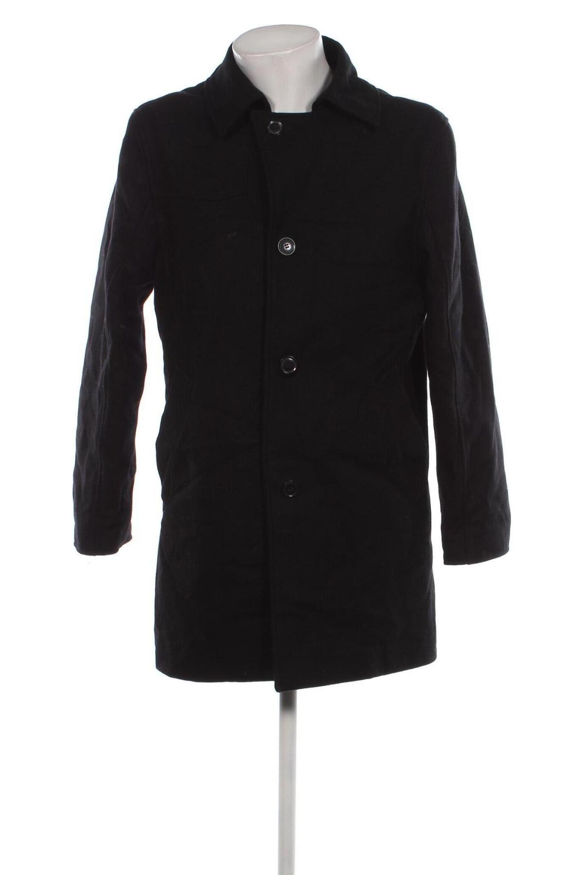 Мъжко палто Jake*s, Размер L, Цвят Черен, Цена 48,36 лв.