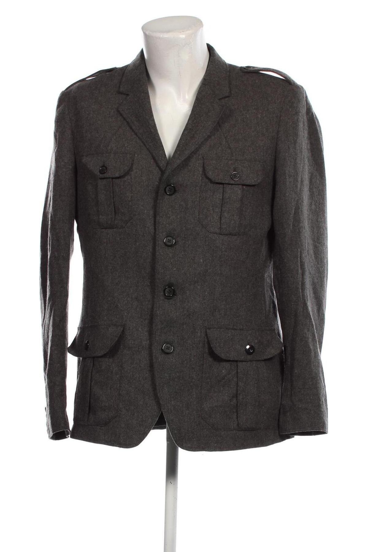 Мъжко сако H&M, Размер XL, Цвят Сив, Цена 22,00 лв.