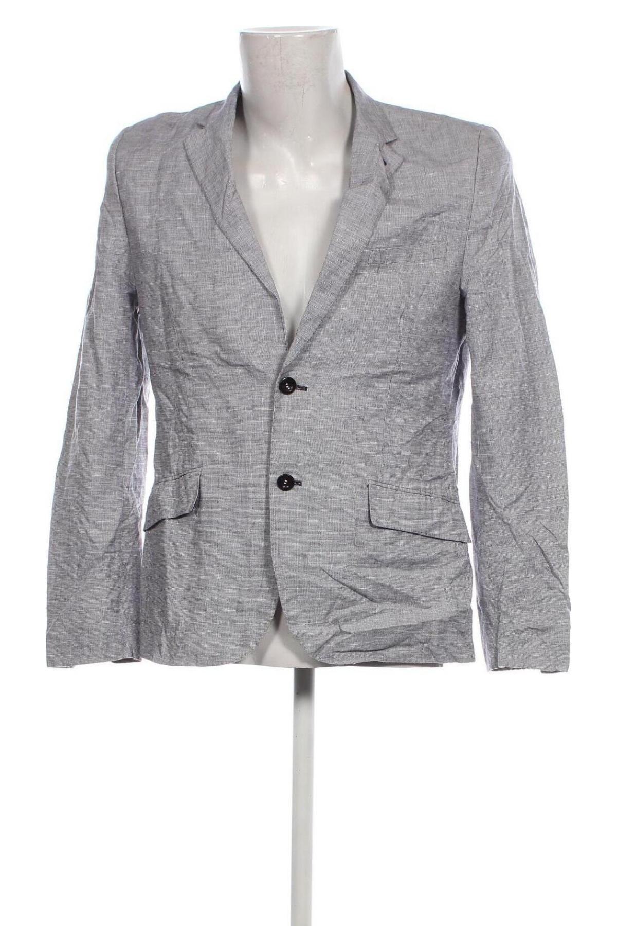 Herren Sakko H&M Conscious Collection, Größe L, Farbe Grau, Preis € 9,99