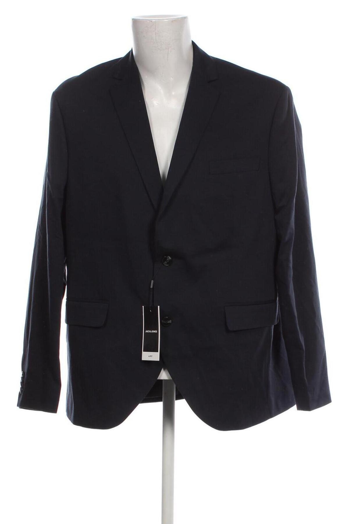 Ανδρικό σακάκι Jack & Jones, Μέγεθος XXL, Χρώμα Μπλέ, Τιμή 38,97 €