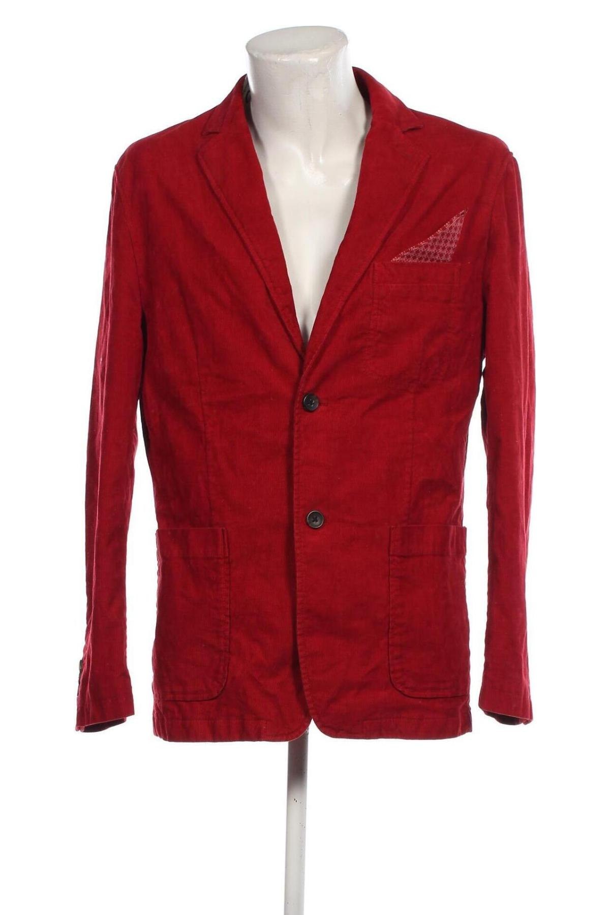 Ανδρικό σακάκι Peckott, Μέγεθος L, Χρώμα Κόκκινο, Τιμή 12,25 €