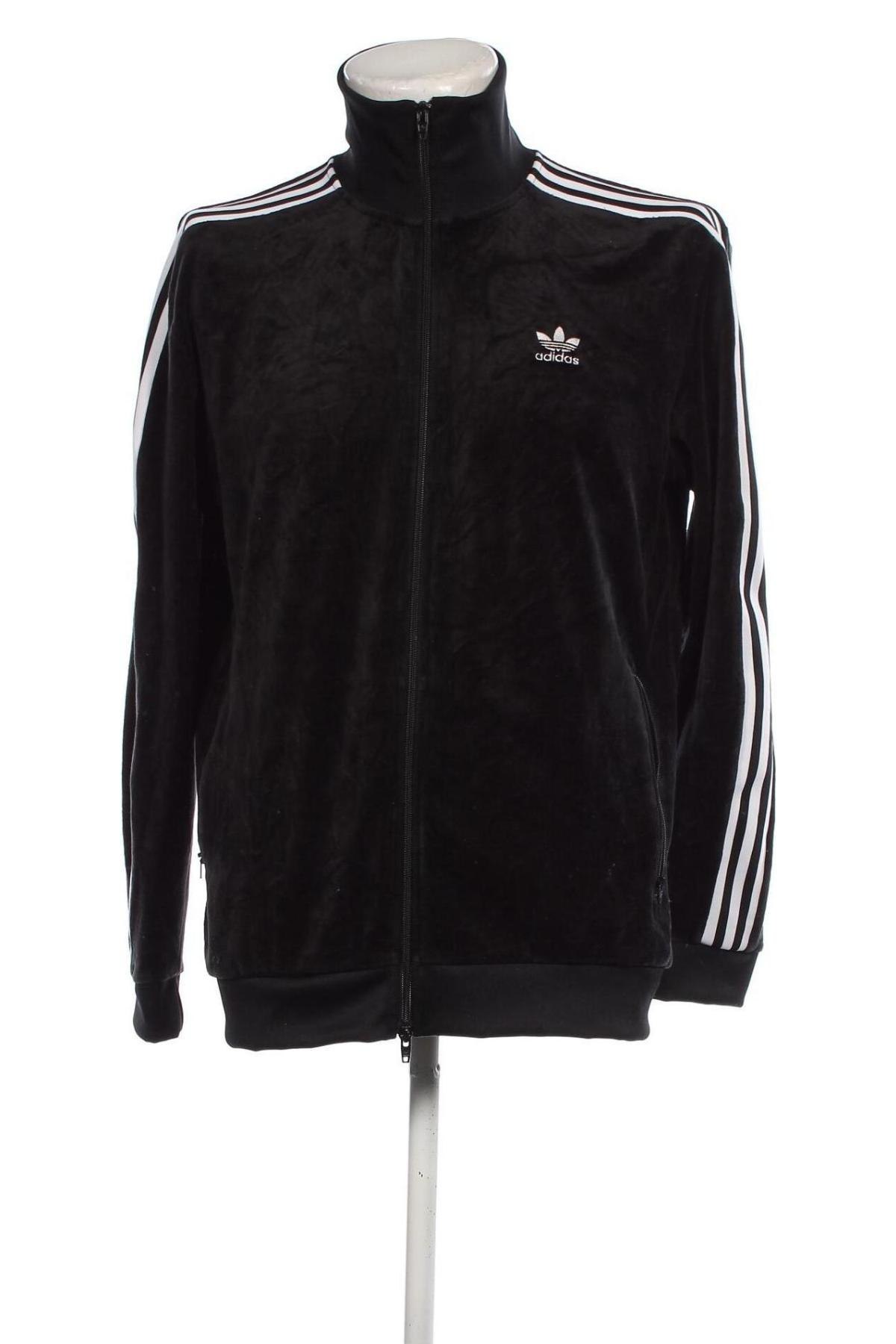 Ανδρική αθλητική ζακέτα Adidas Originals, Μέγεθος L, Χρώμα Μαύρο, Τιμή 29,69 €