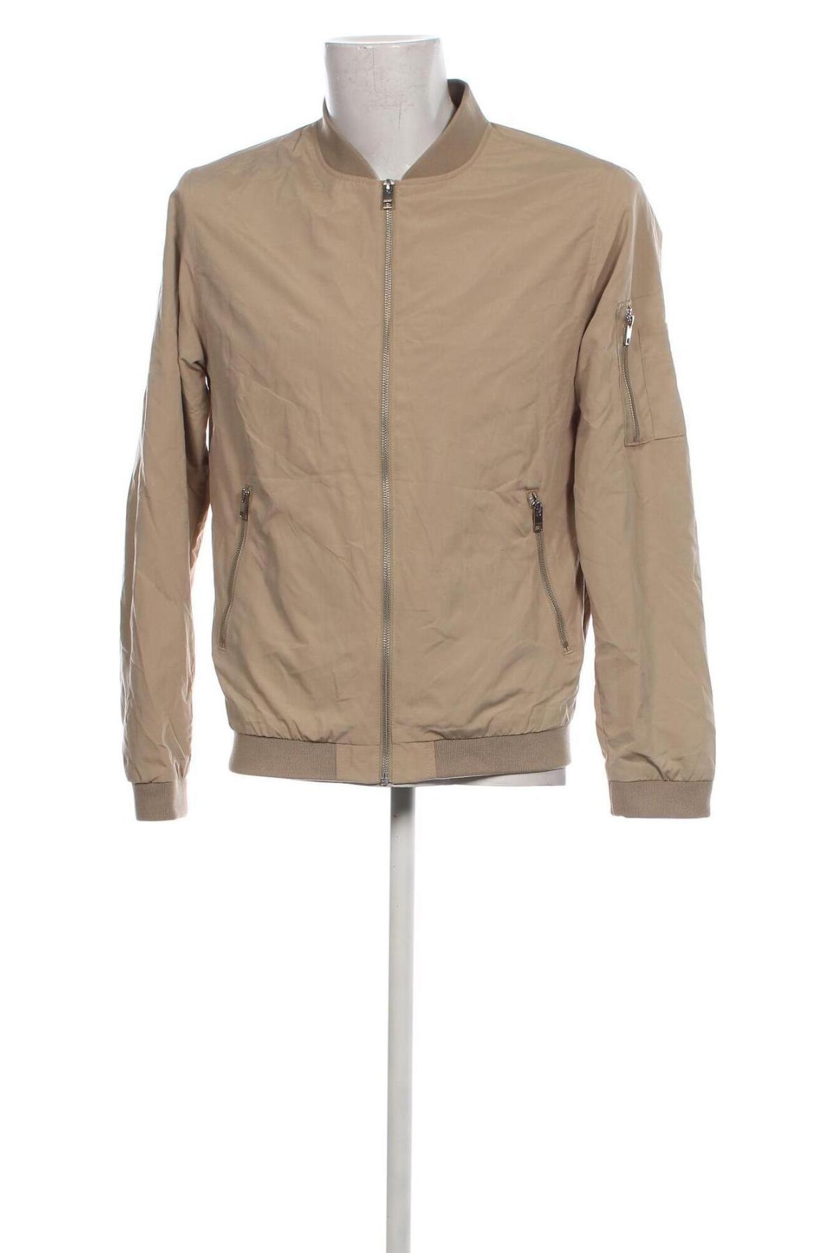 Herrenjacke Jack & Jones, Größe M, Farbe Beige, Preis 38,27 €