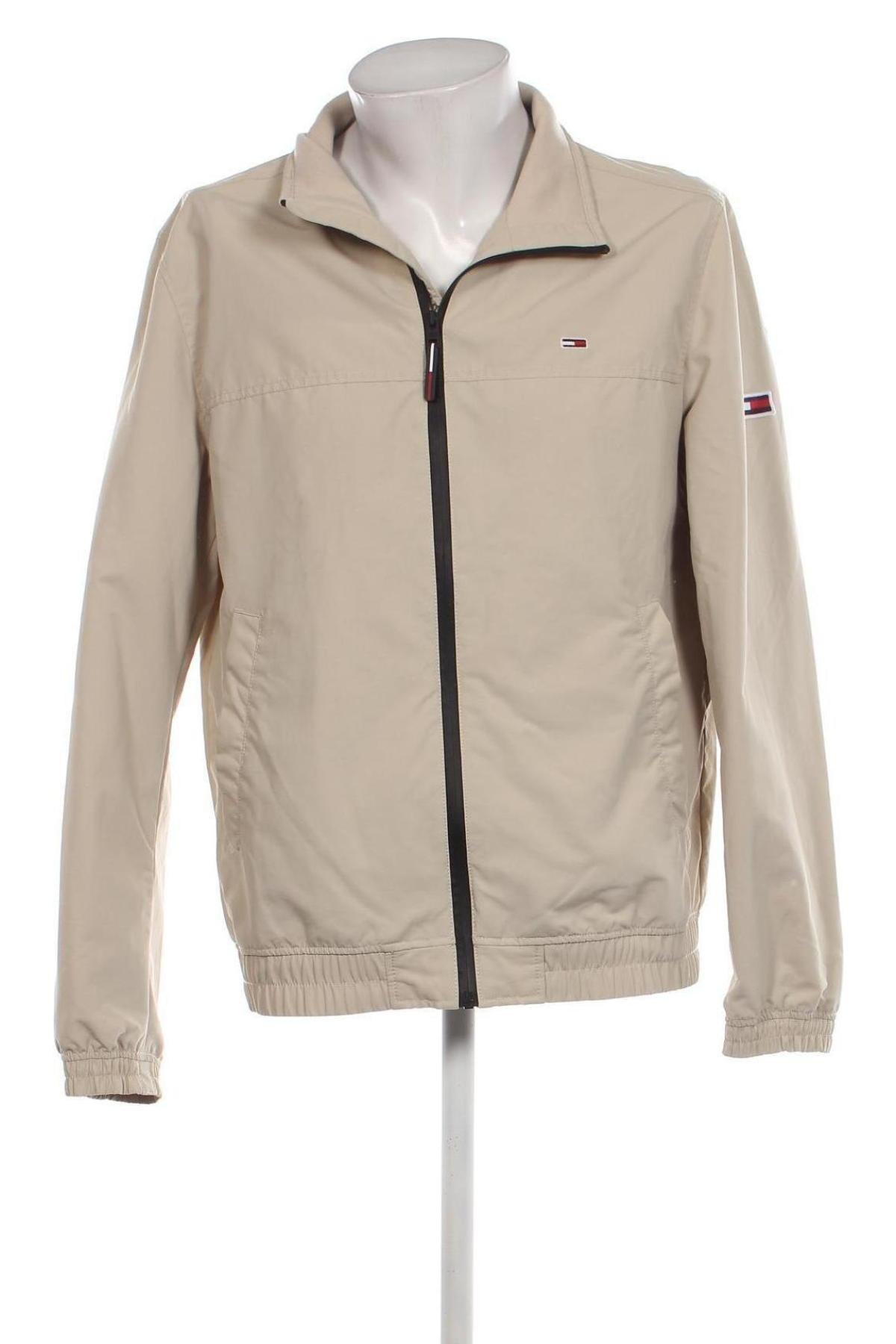 Herrenjacke Tommy Jeans, Größe XL, Farbe Beige, Preis € 59,99