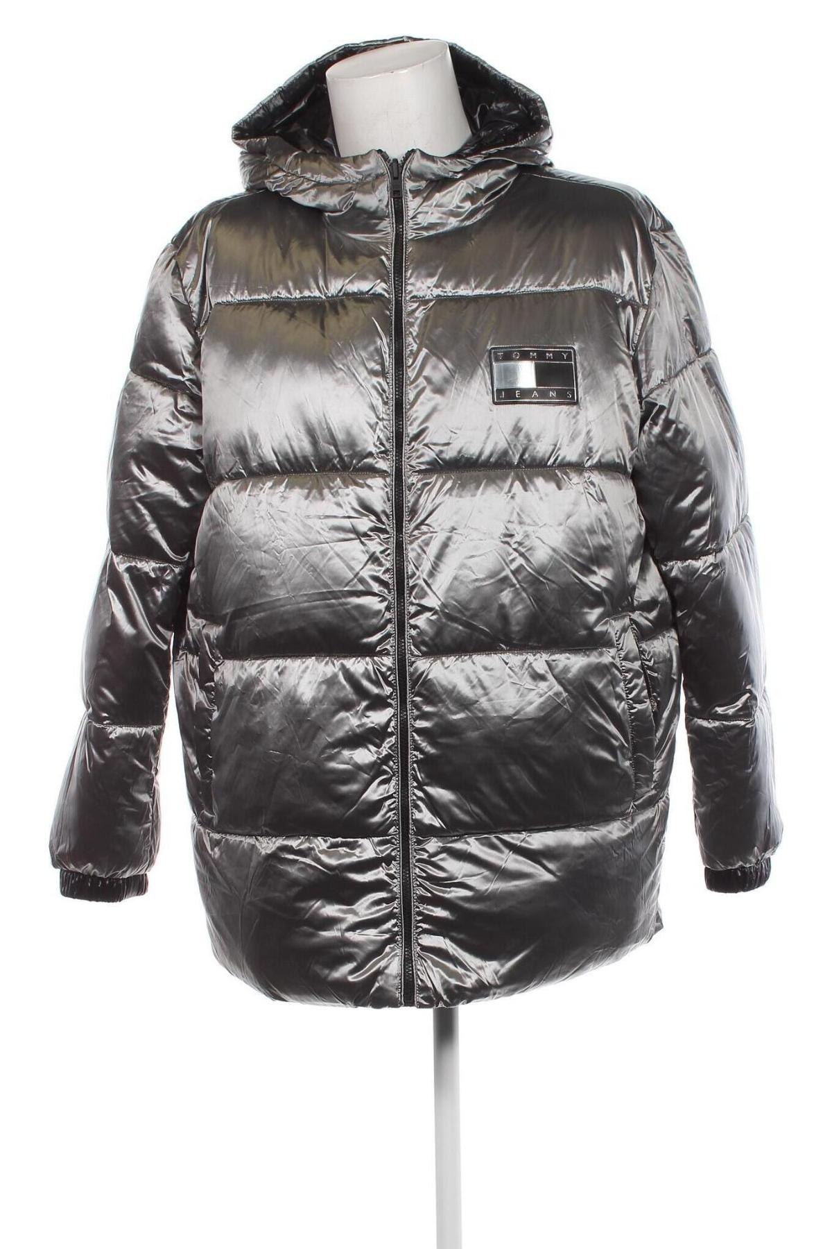 Herrenjacke Tommy Jeans, Größe XXL, Farbe Silber, Preis € 154,99