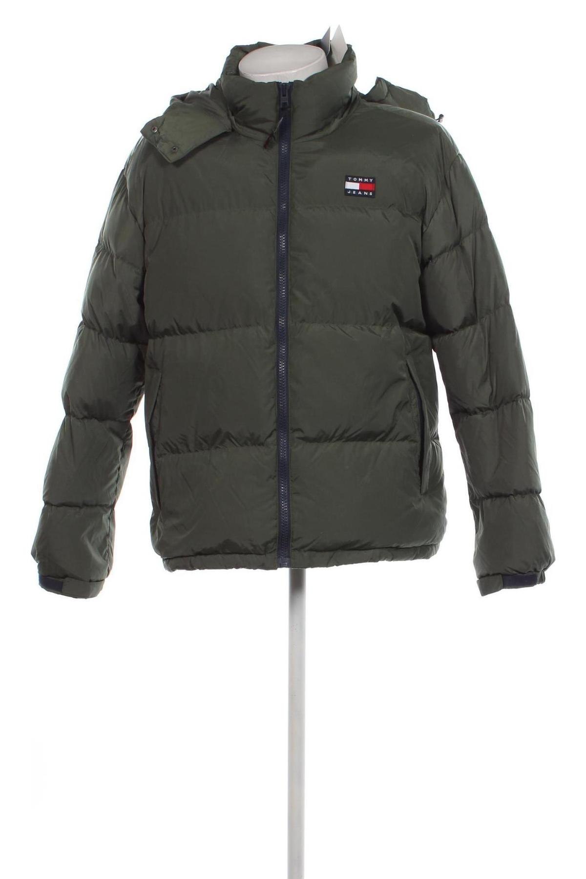 Geacă de bărbati Tommy Jeans, Mărime XL, Culoare Verde, Preț 887,99 Lei