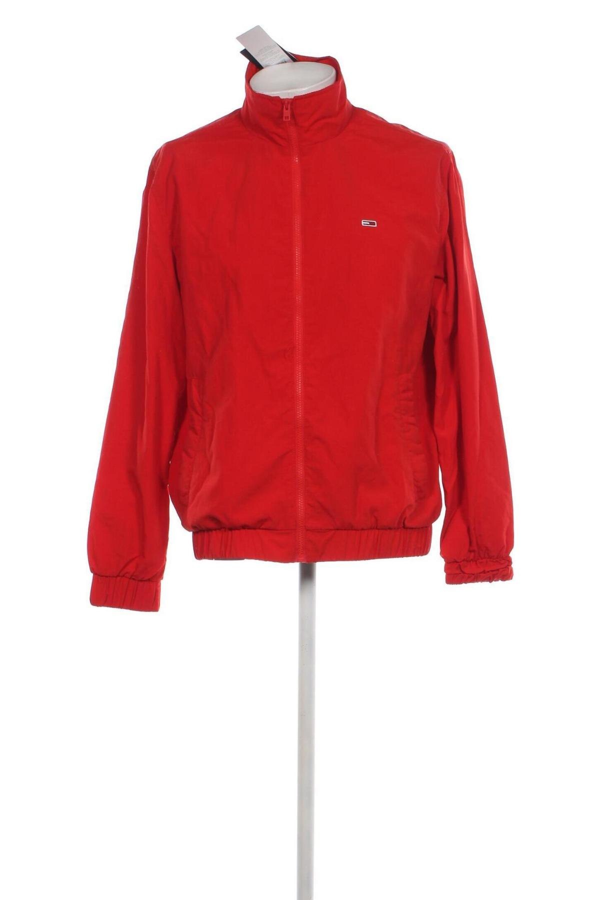 Herrenjacke Tommy Jeans, Größe M, Farbe Rot, Preis 135,99 €