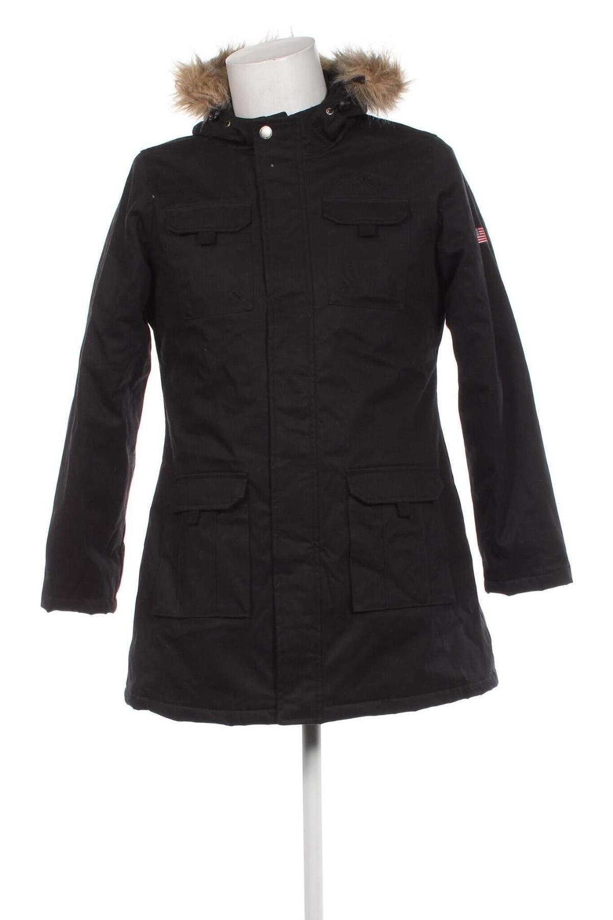 Γυναικείο μπουφάν Vinson Polo Club, Μέγεθος M, Χρώμα Μαύρο, Τιμή 20,45 €