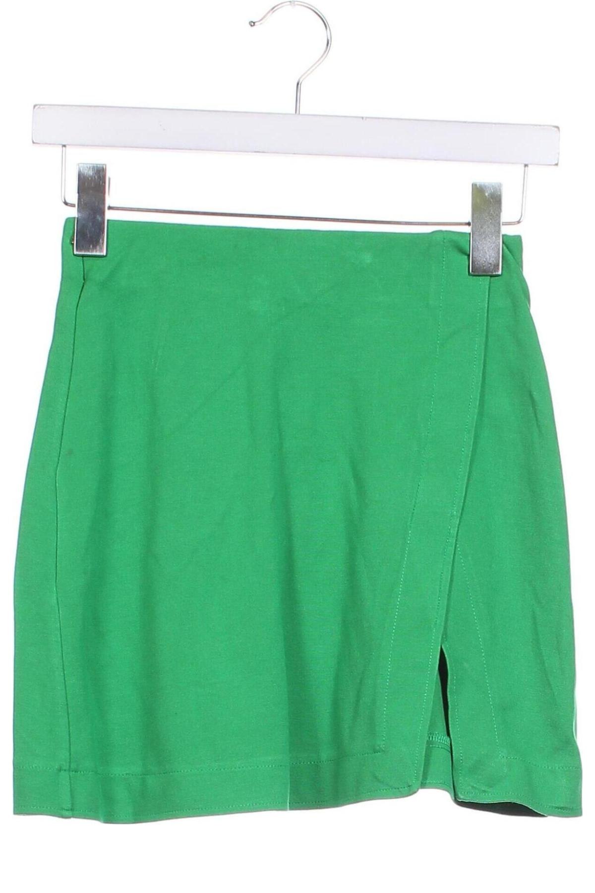 Fustă H&M, Mărime XS, Culoare Verde, Preț 23,04 Lei