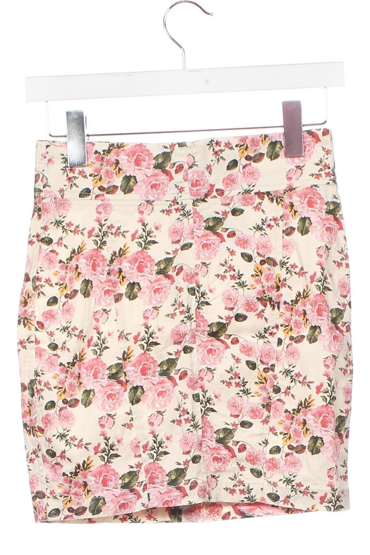 Fustă Zara Trafaluc, Mărime XS, Culoare Multicolor, Preț 68,49 Lei