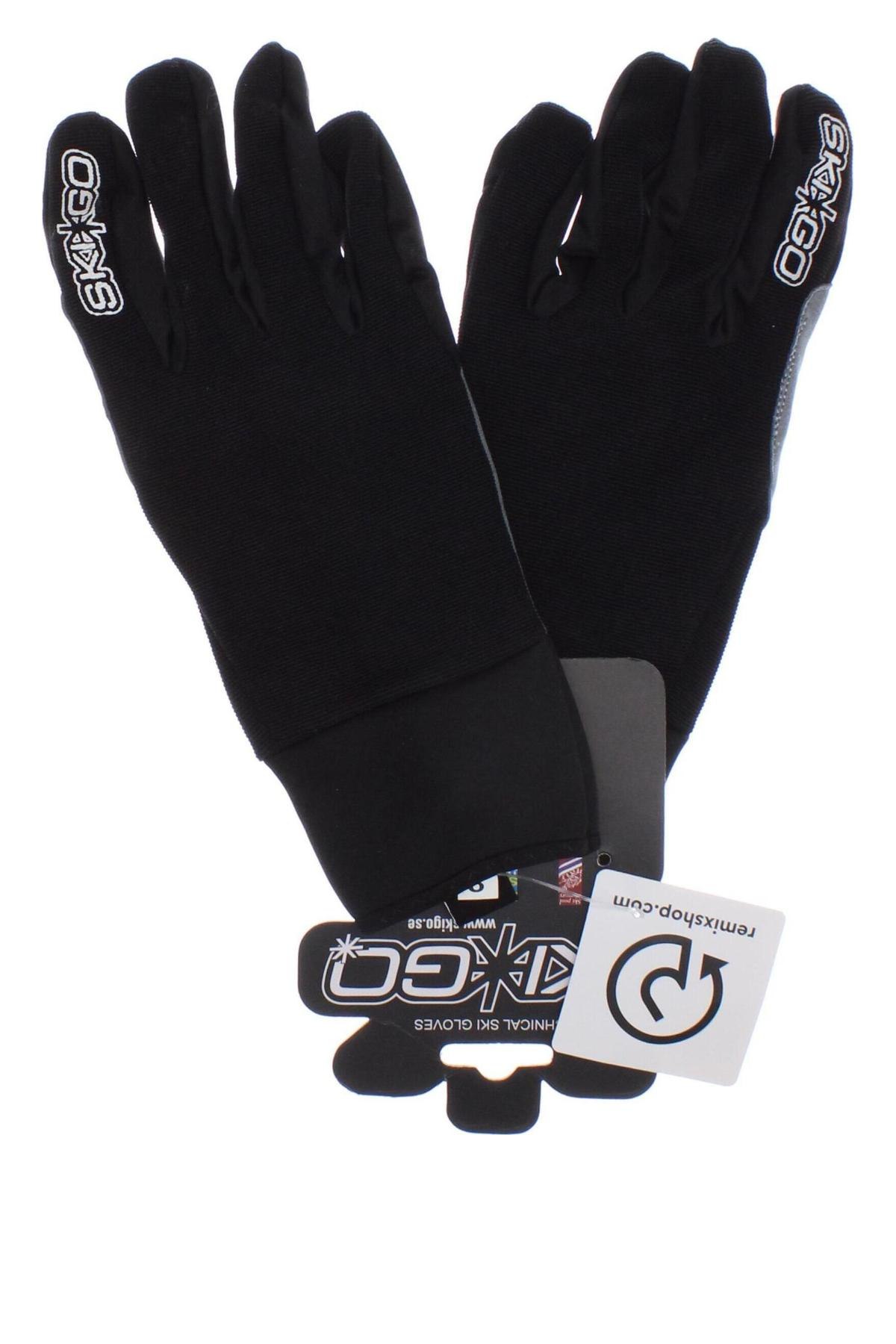 Handschuhe für Wintersport Skigo, Farbe Schwarz, Preis € 19,49