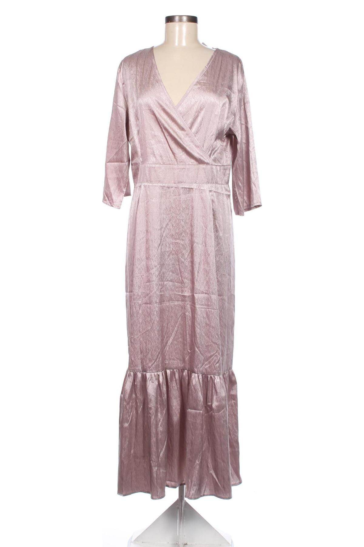 Šaty , Veľkosť XL, Farba Popolavo ružová, Cena  18,09 €