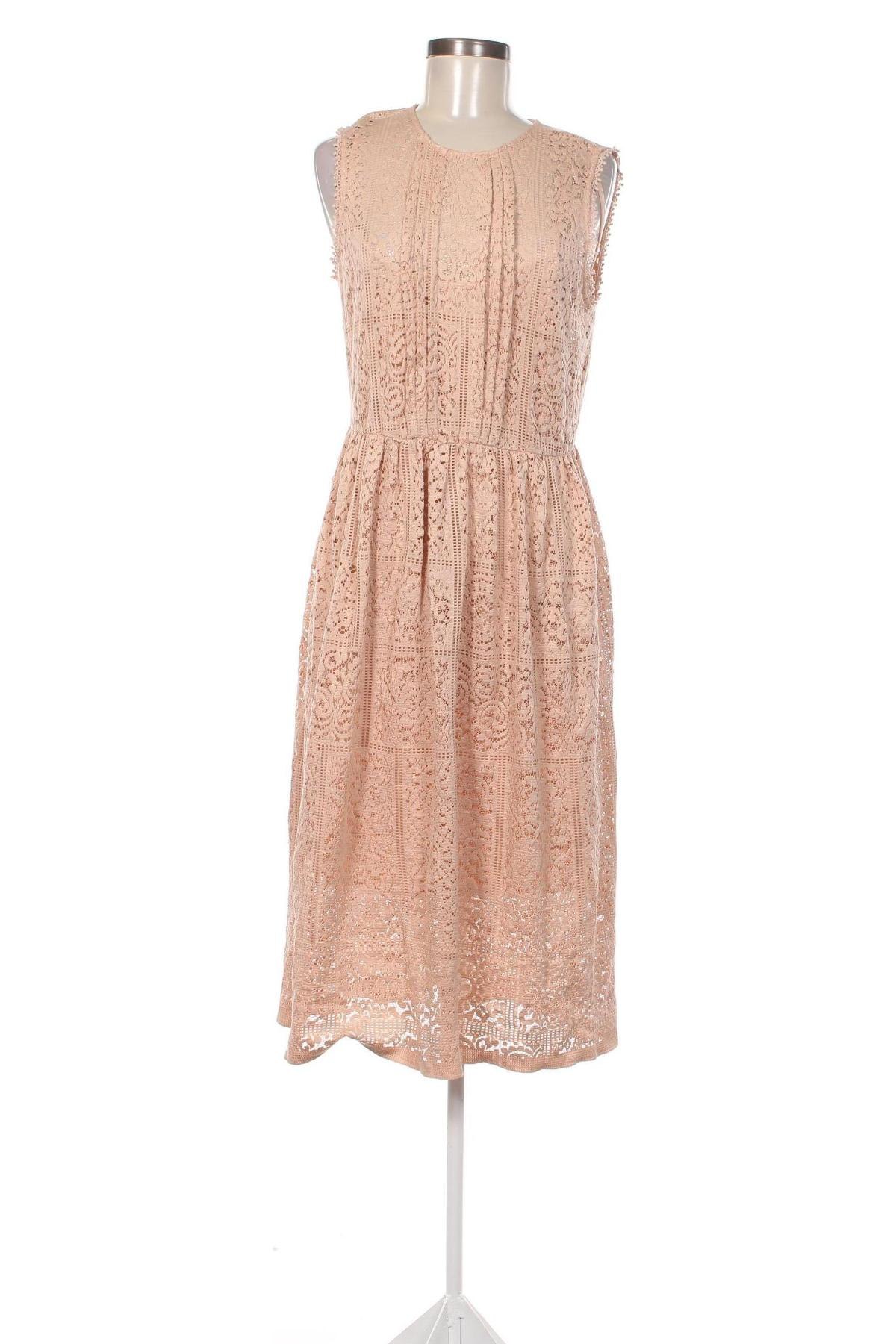 Kleid, Größe M, Farbe Beige, Preis 20,18 €