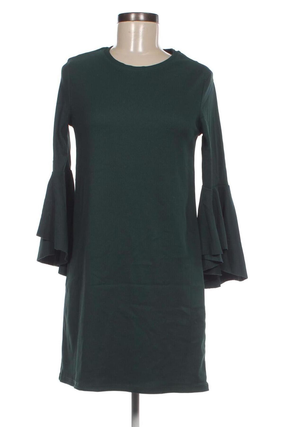 Rochie Bershka, Mărime S, Culoare Verde, Preț 25,99 Lei