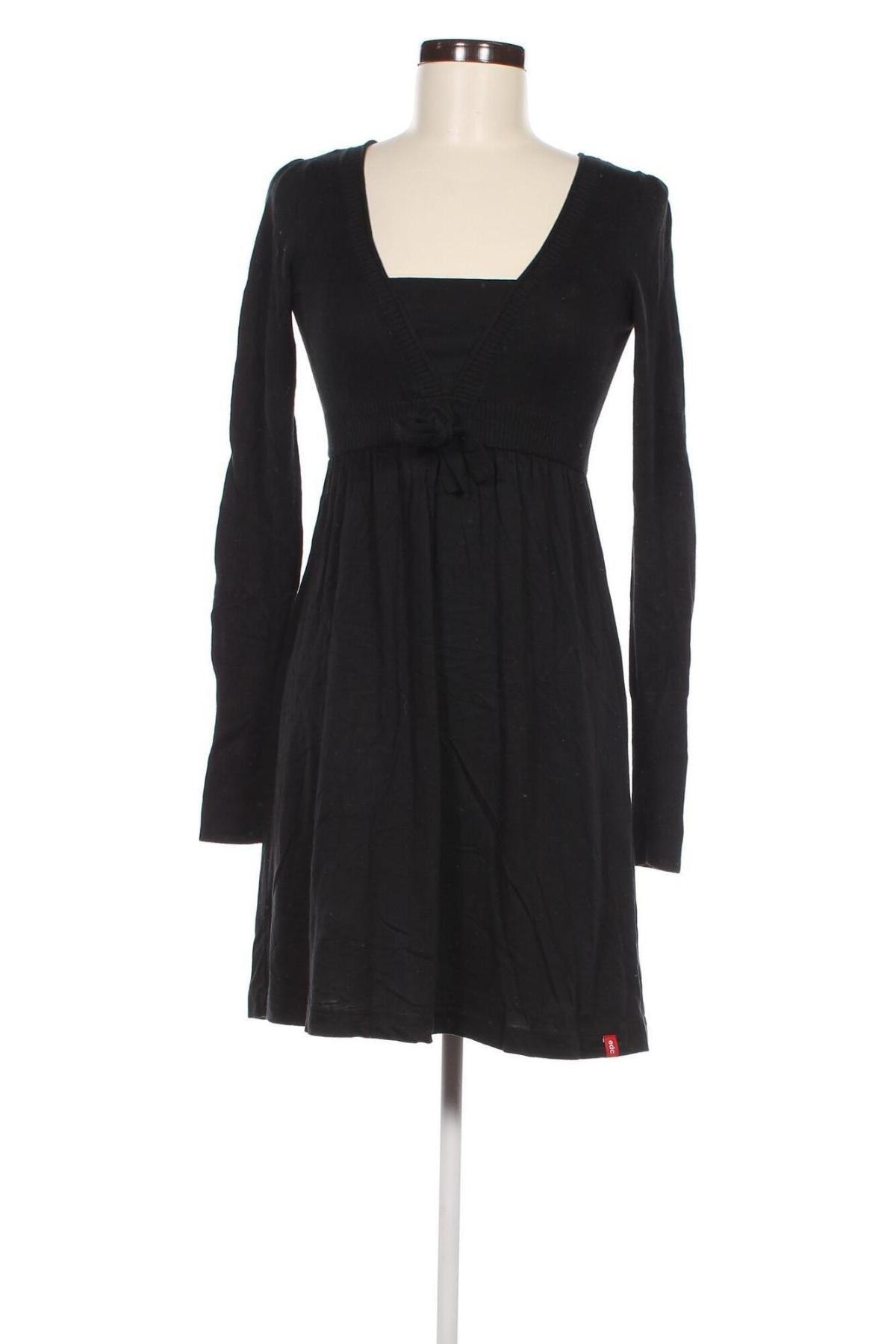 Kleid Edc By Esprit, Größe S, Farbe Schwarz, Preis 4,99 €