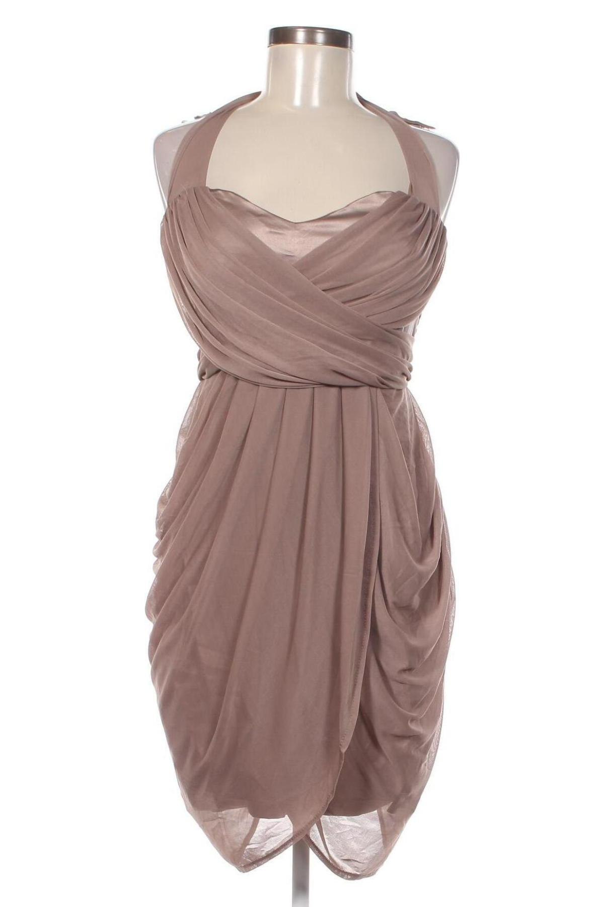 Kleid Eva & Lola, Größe L, Farbe Beige, Preis 40,36 €