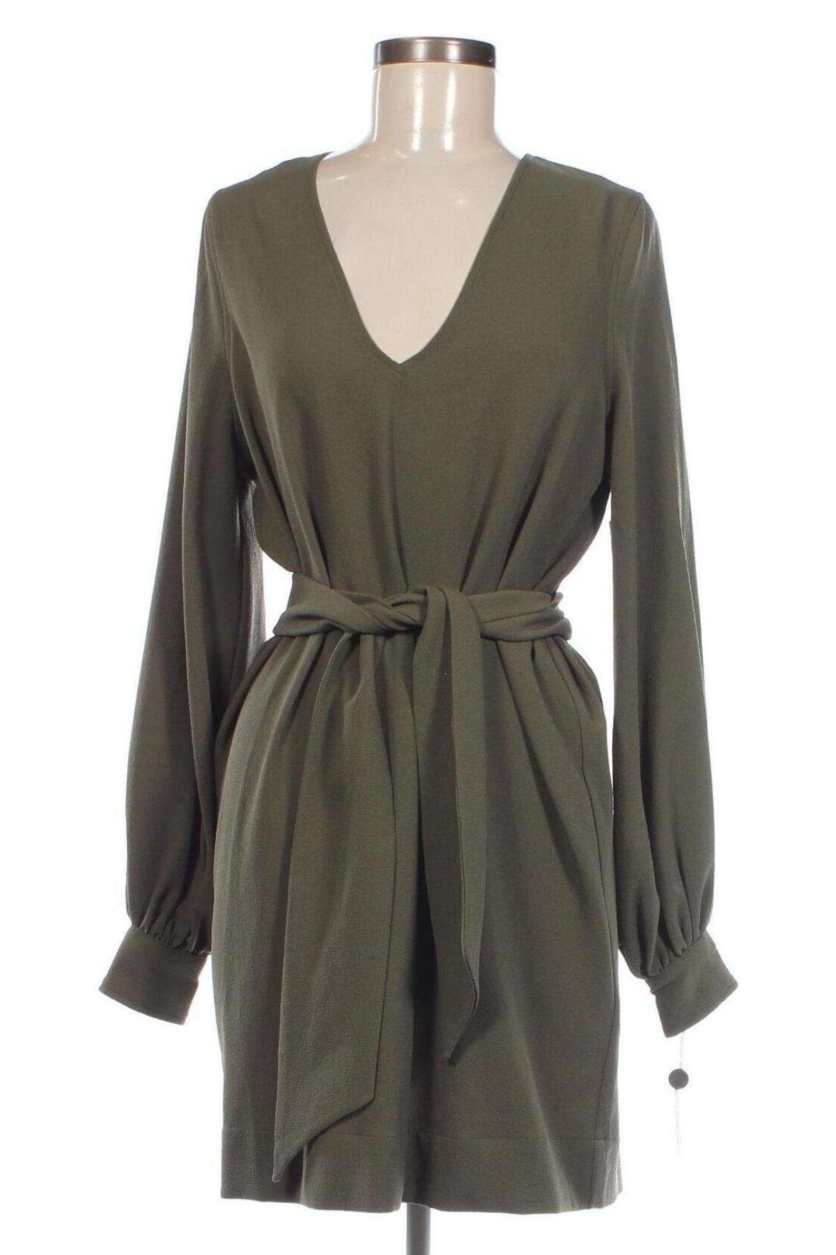 Φόρεμα Ganni, Μέγεθος XS, Χρώμα Πράσινο, Τιμή 85,98 €