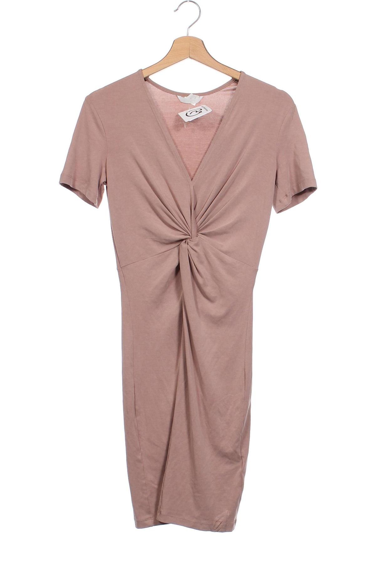 Kleid H&M, Größe XS, Farbe Beige, Preis 5,99 €