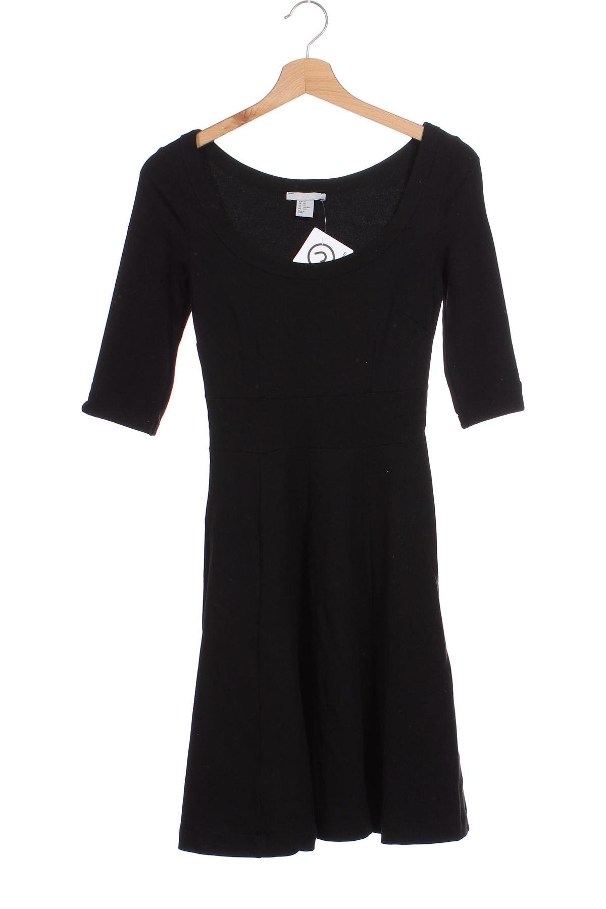 Kleid H&M, Größe XS, Farbe Schwarz, Preis € 6,99