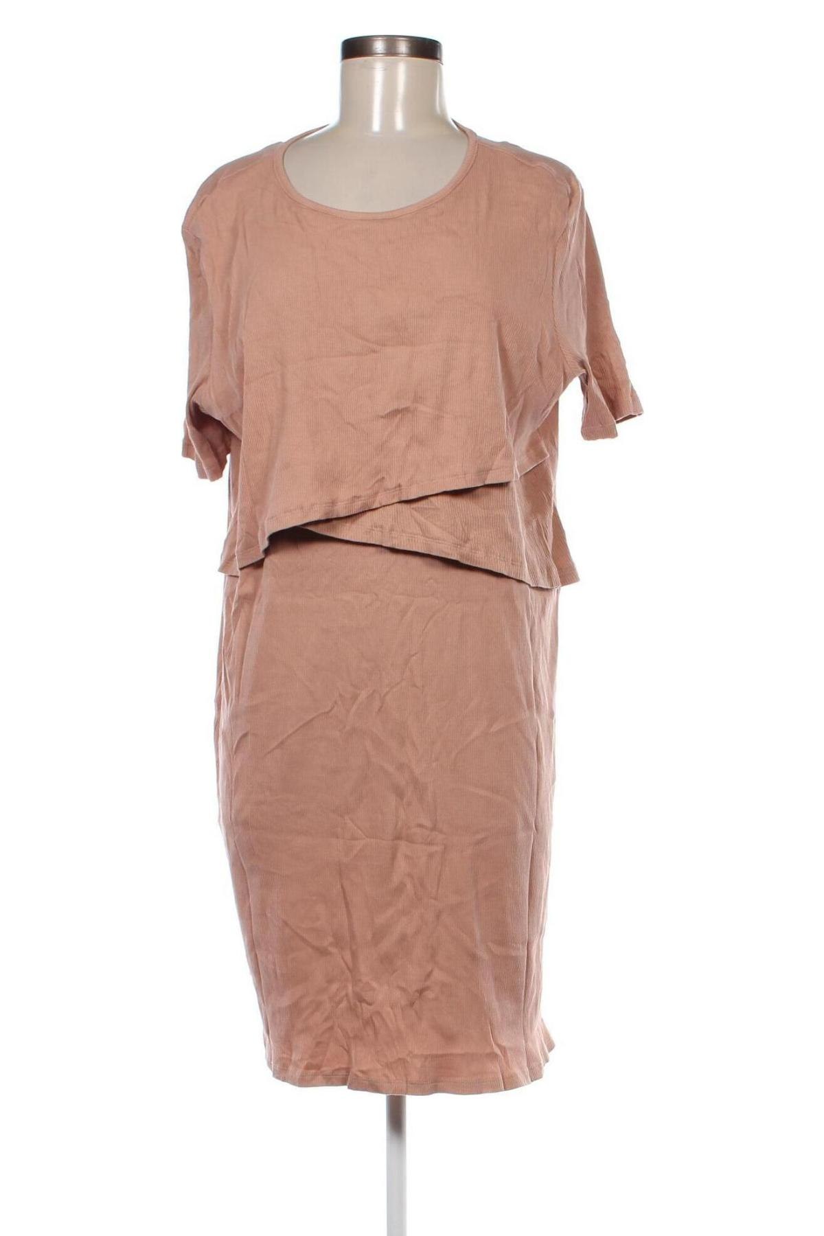 Kleid H&M, Größe XXL, Farbe Beige, Preis 20,18 €