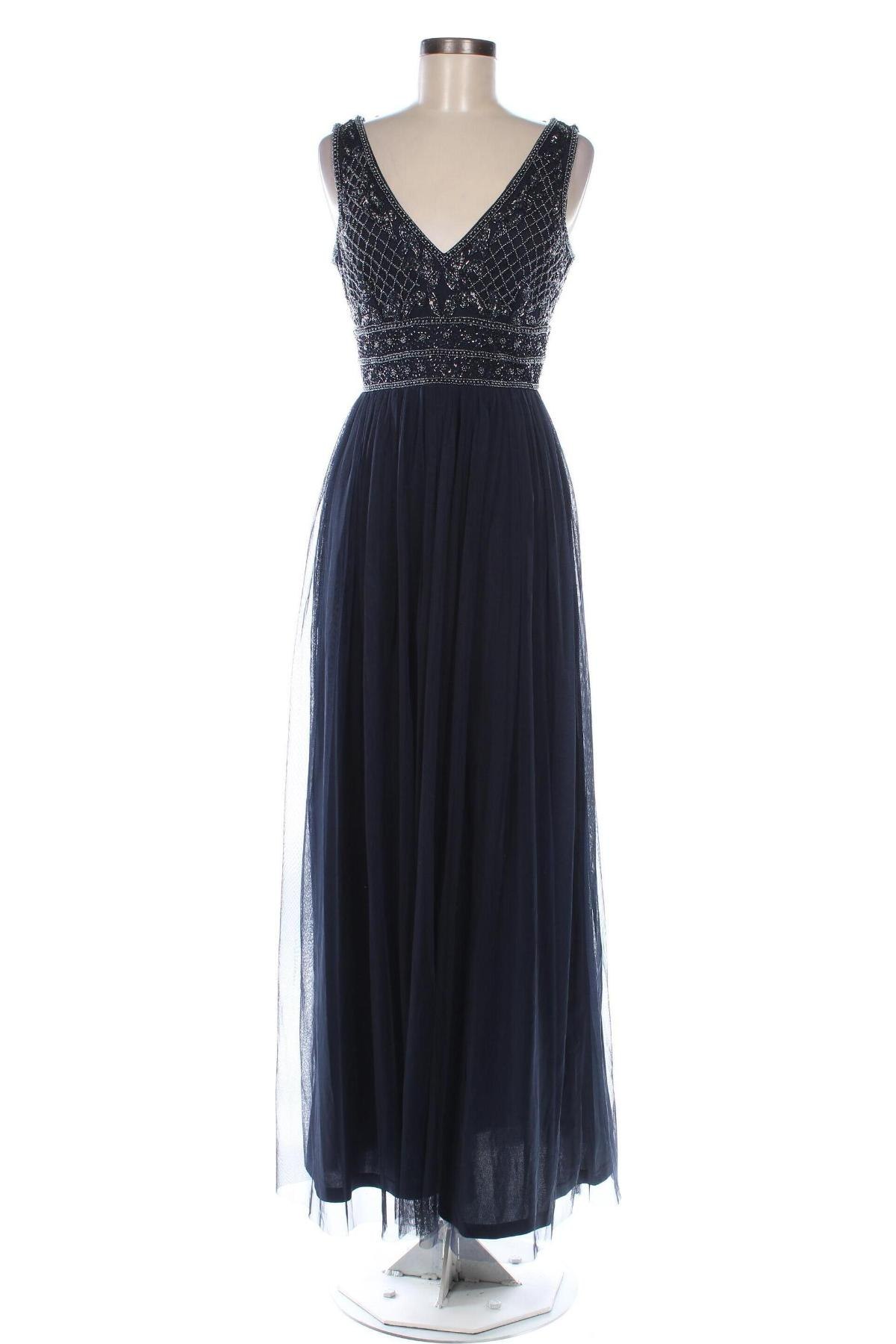 Φόρεμα Lace & Beads, Μέγεθος M, Χρώμα Μπλέ, Τιμή 43,30 €