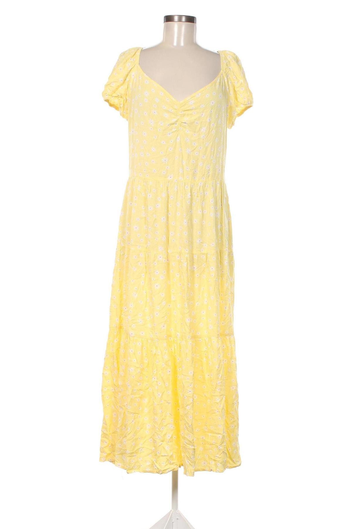 Φόρεμα Manguun, Μέγεθος XL, Χρώμα Κίτρινο, Τιμή 17,94 €