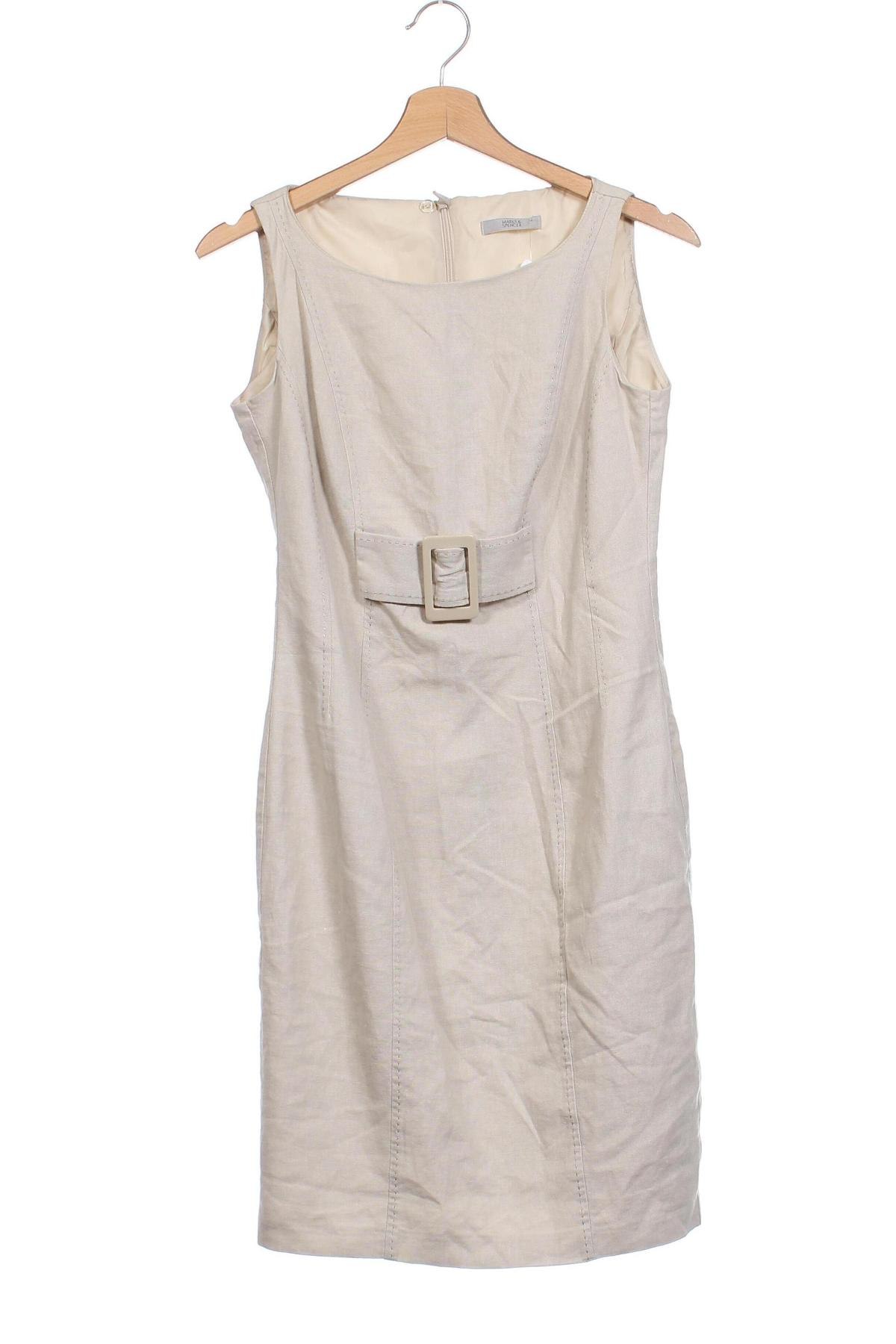 Kleid Marks & Spencer, Größe S, Farbe Beige, Preis 17,36 €