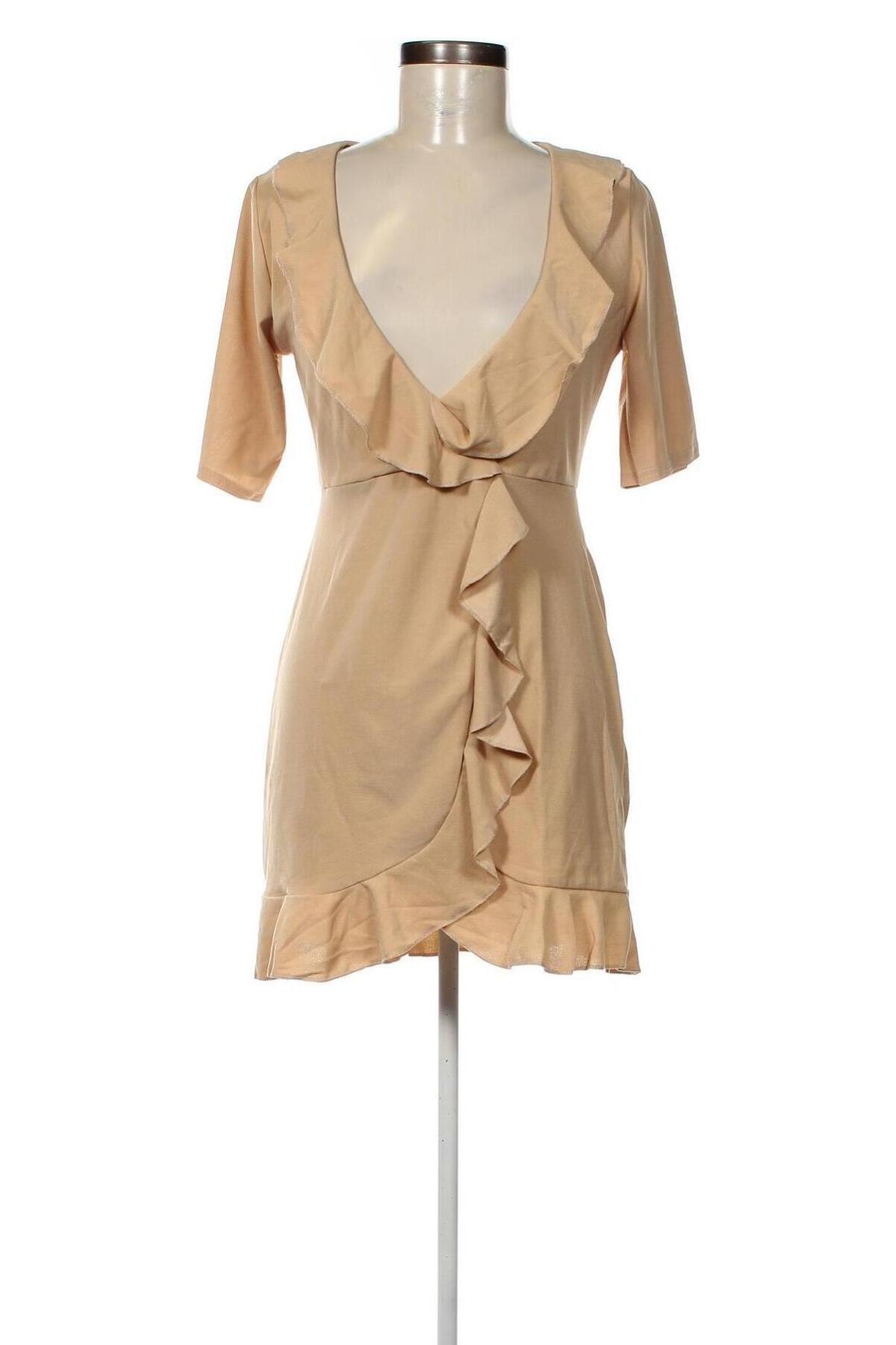 Kleid Pretty Little Thing, Größe M, Farbe Beige, Preis € 7,99